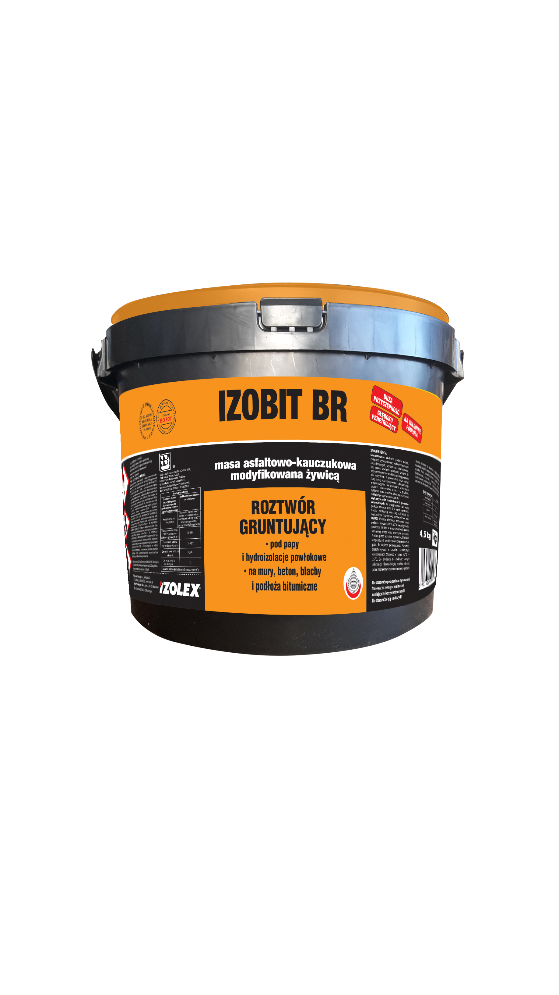 Roztwór do gruntowania Izobit Br 4 5 kg Izolex Bricomarche pl