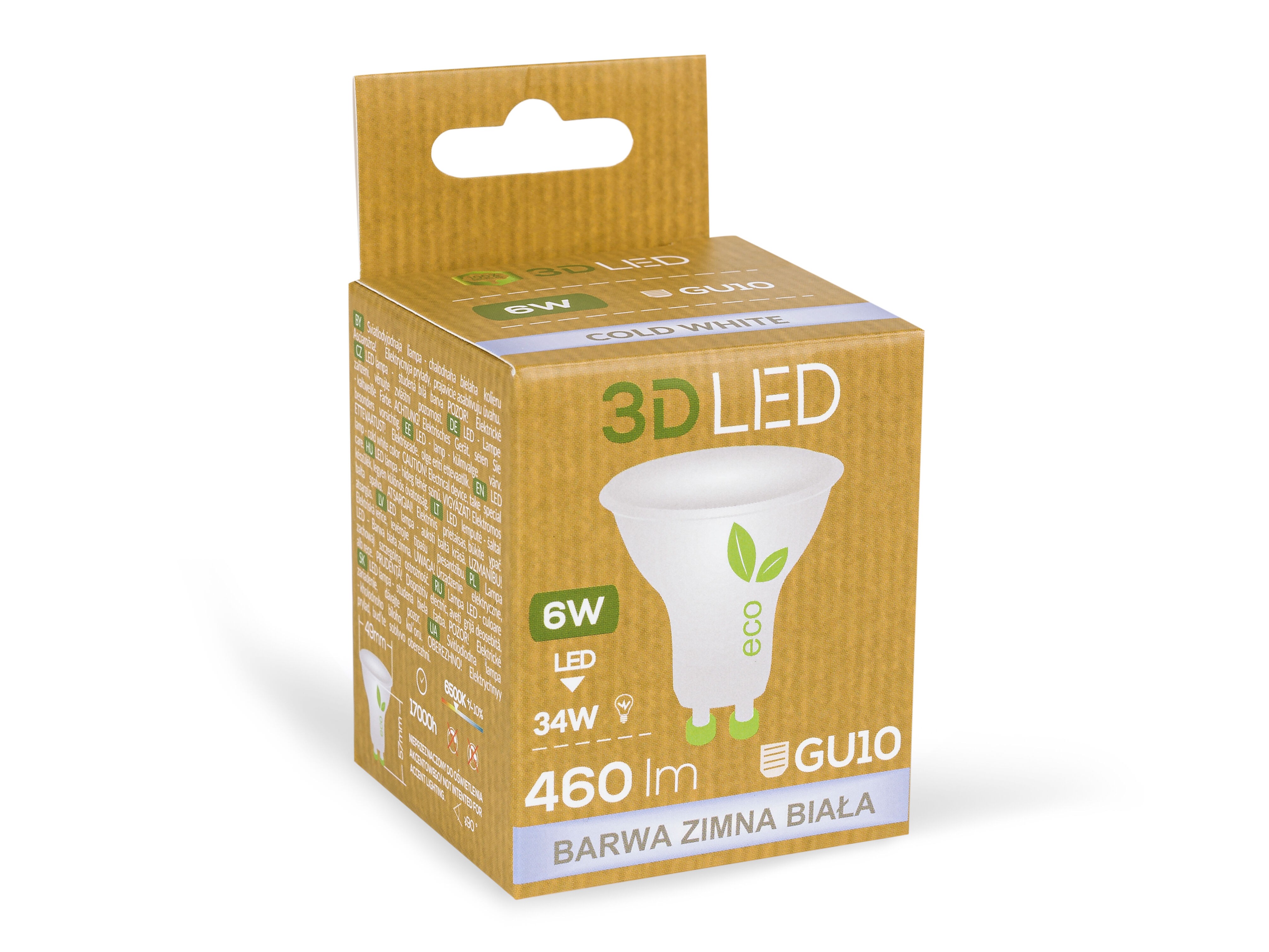 Halogen Ledowy Led Gu W Barwa Zimna Bricomarche Pl