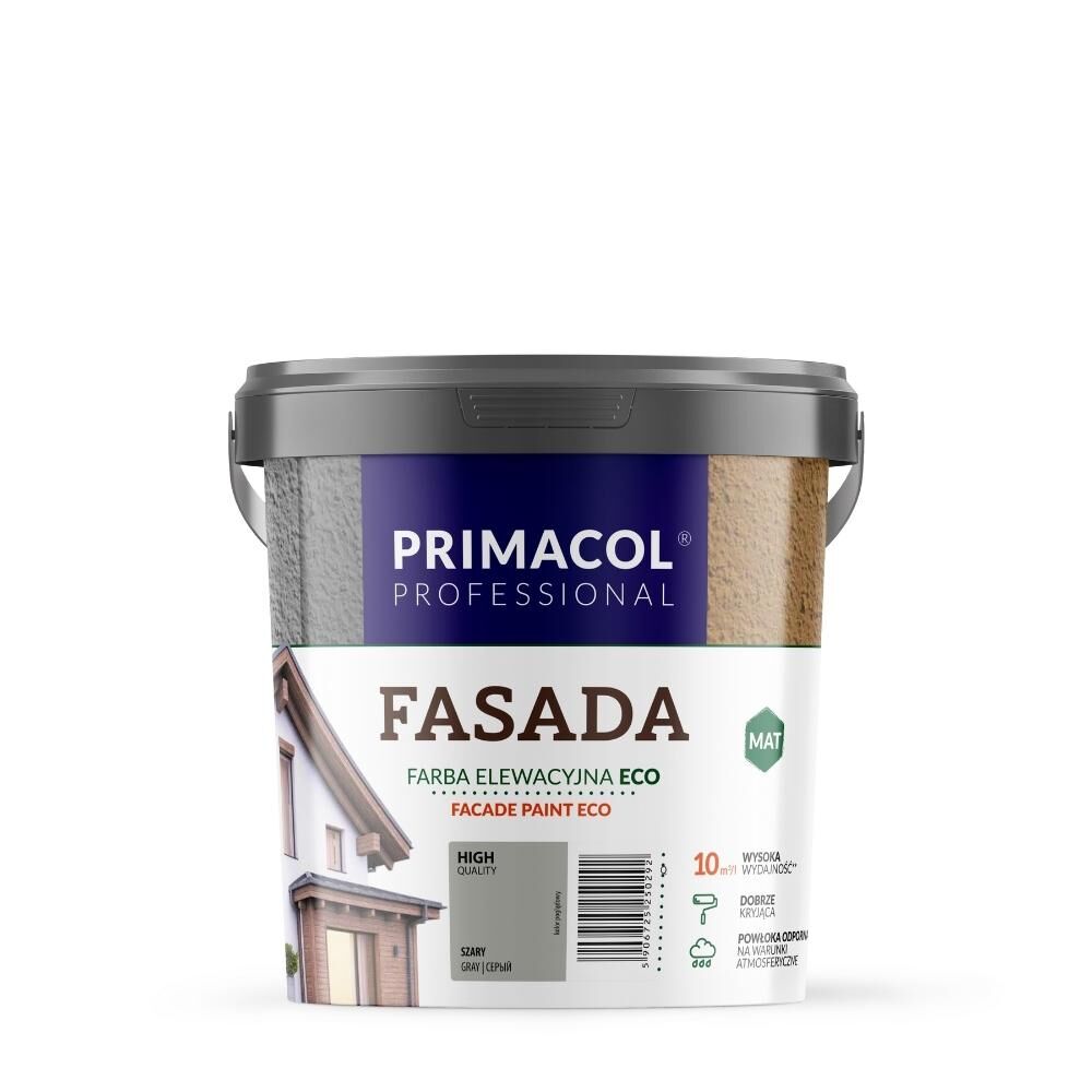 Farba Fasada Eco Szary 1 L Primacol Bricomarche Pl