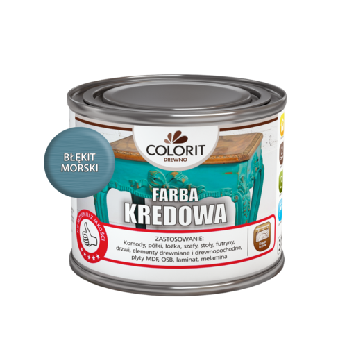 Farba kredowa błękit morski do mebli 375 ml Colorit sklep