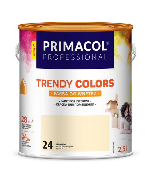 Farba Trendy Colors Cappucino 24 2 5 L PRIMACOL PROFESSIONAL