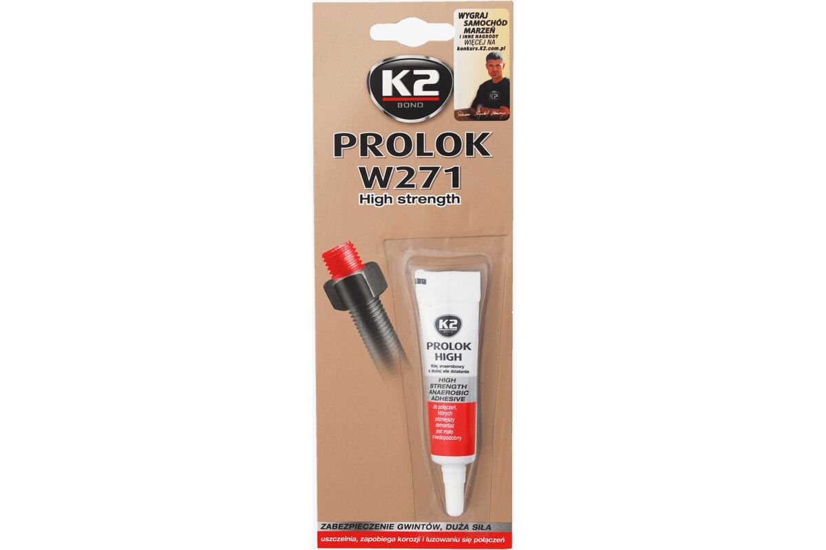 Klej Anaerobowy PROLOK HIGH Czerwony 6 Ml K2 Bricomarche Pl