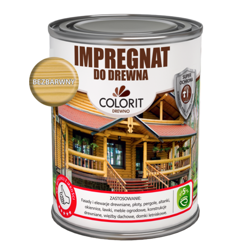 Impregnat Do Drewna Bezbarwny 0 75 L Colorit Drewno Bricomarche Pl