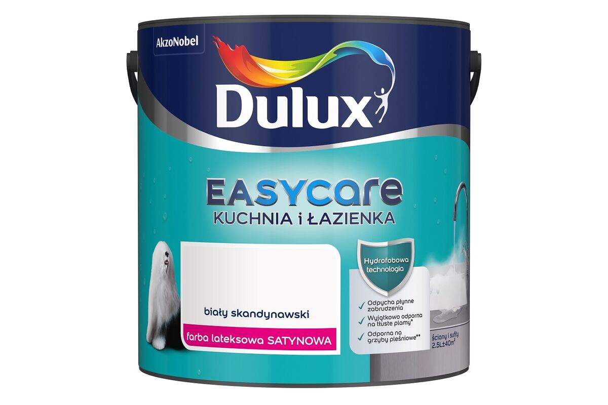 Farba Dulux Easycare Kuchnia I Azienka Bia Y Skandynawski L