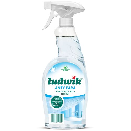 Płyn do mycia szyb i glazury z funkcją anty para 750 ml Ludwik