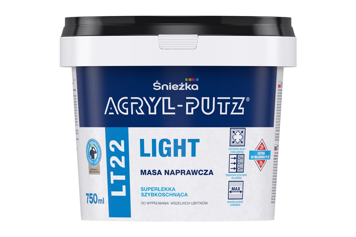 Acryl Putz Light Masa Naprawcza Lt Superlekka Szybkoschn Ca L