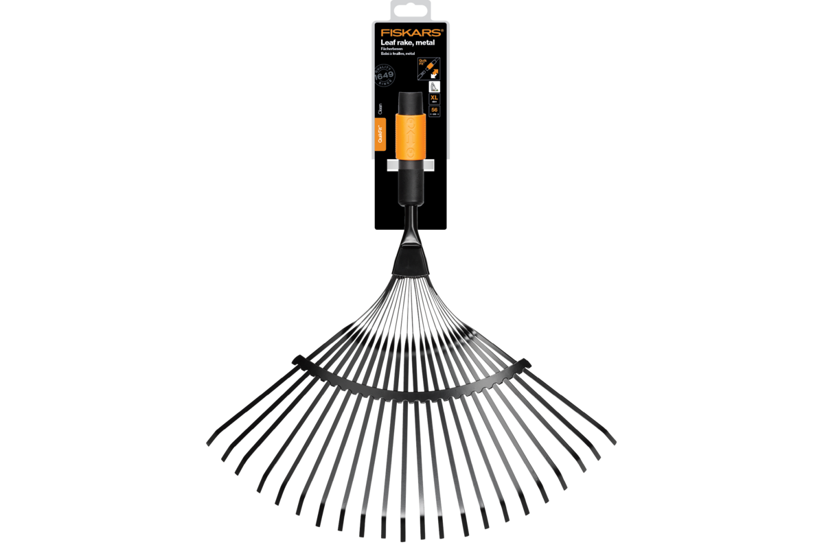 Grabie do liści metalowe QuikFit Fiskars 7 cm Bricomarche pl