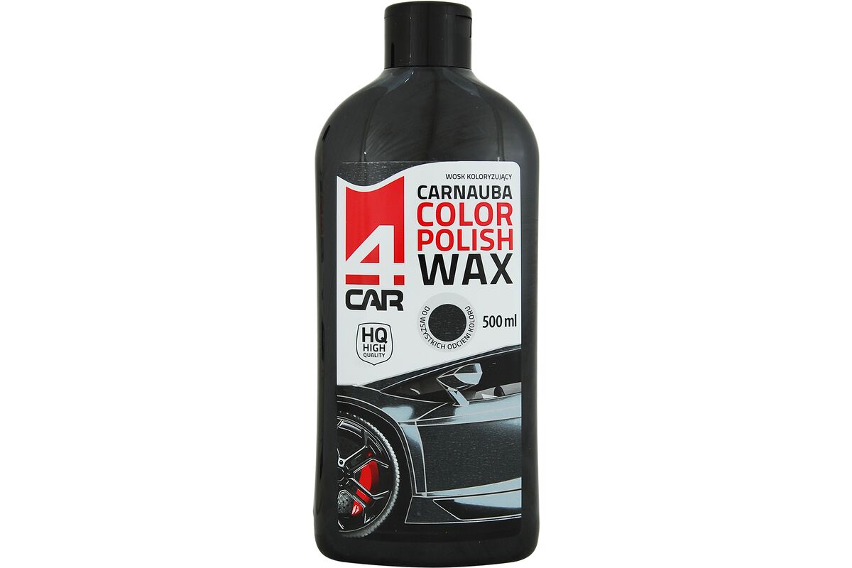 Wosk koloryzujący czarny Carnauba do karoserii 500 ml 4CAR Bricomarche pl