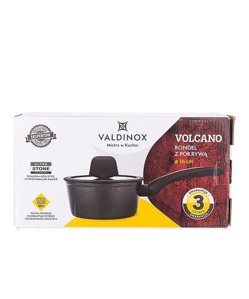 Rondel 16 cm z pokrywą 1 1 l VALDINOX VOLCANO Bricomarche pl