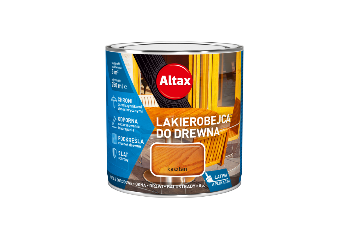 Lakierobejca Do Drewna 250 Ml Kasztan Altax Bricomarche Pl