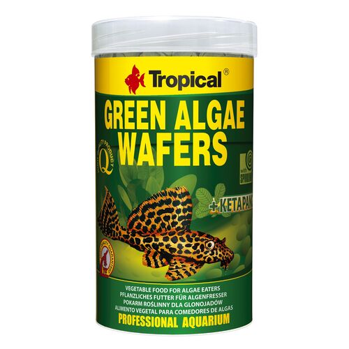 Pokarm dla glonojadów Green Algae Wafers 250 ml 113 g Tropical