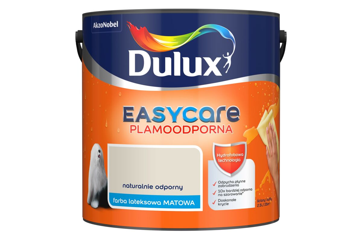 Farba Lateksowa Dulux Easycare Naturalnie Odporny L Dulux