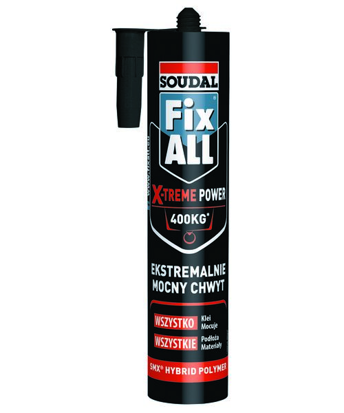 Klej Hybrydowy FIX ALL X TREME POWER 290 Ml Soudal Bricomarche Pl