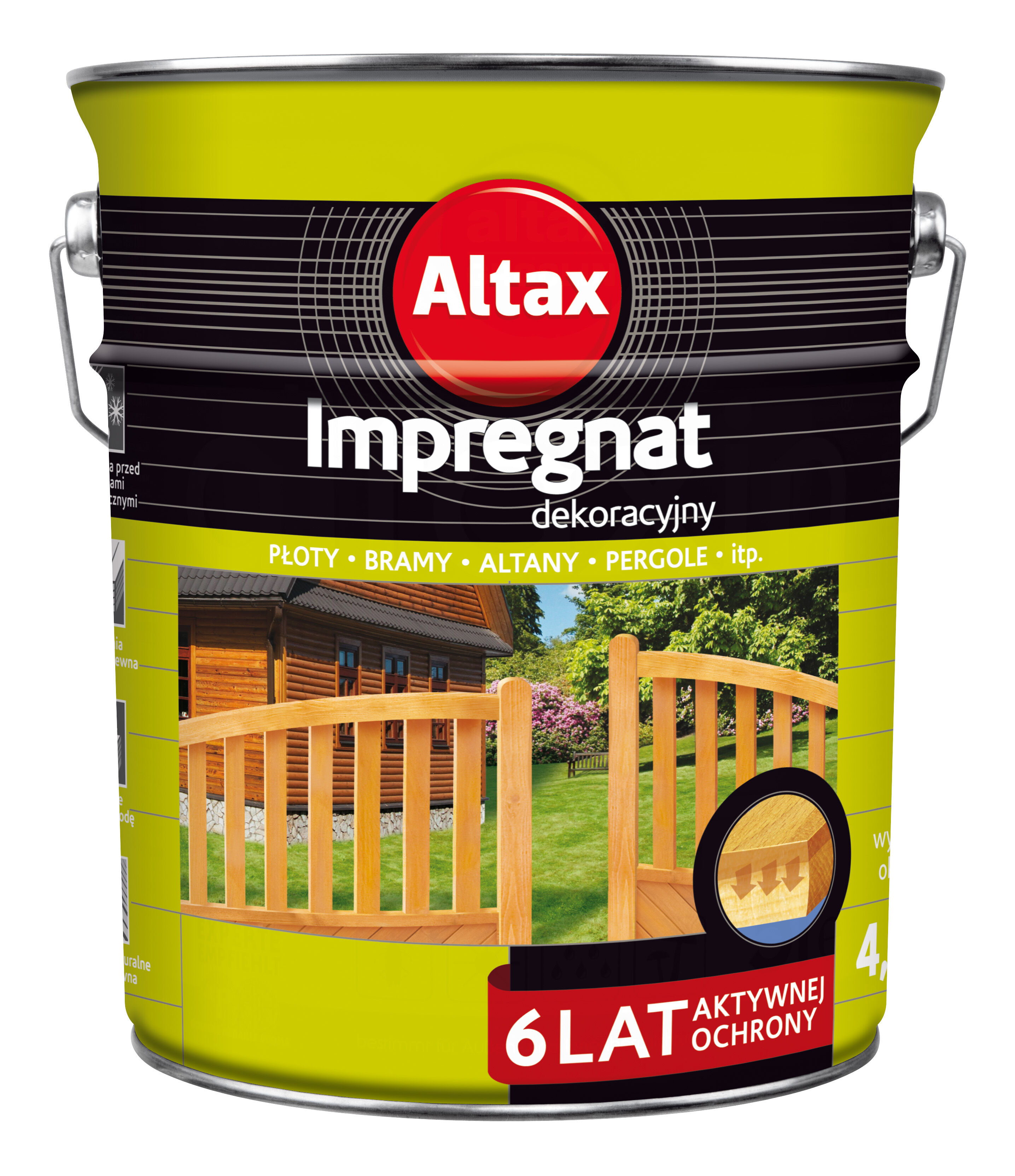 Impregnat Dekoracyjny 4 5 L Heban Altax Bricomarche Pl