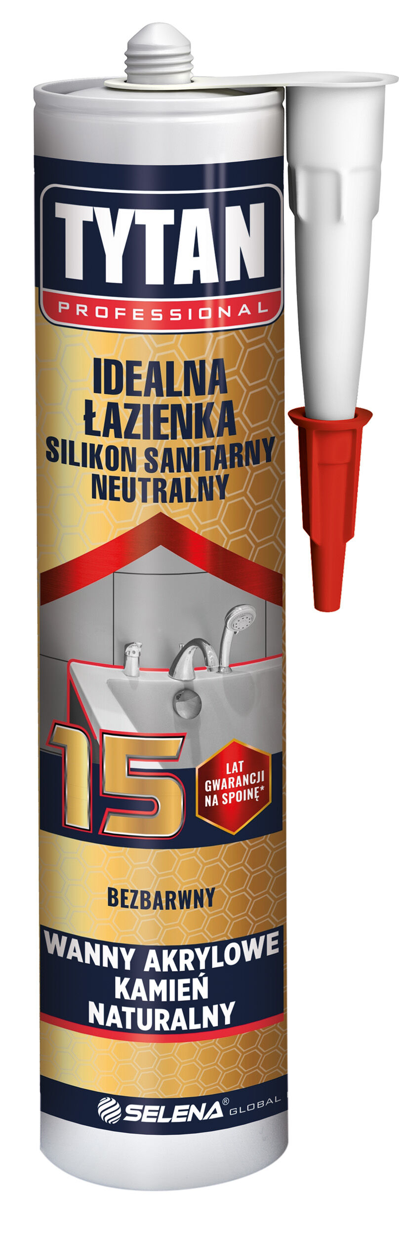 Silikon Sanitarny Naturalny TYTAN PROFESSIONAL Bezbarwny 280 Ml ...