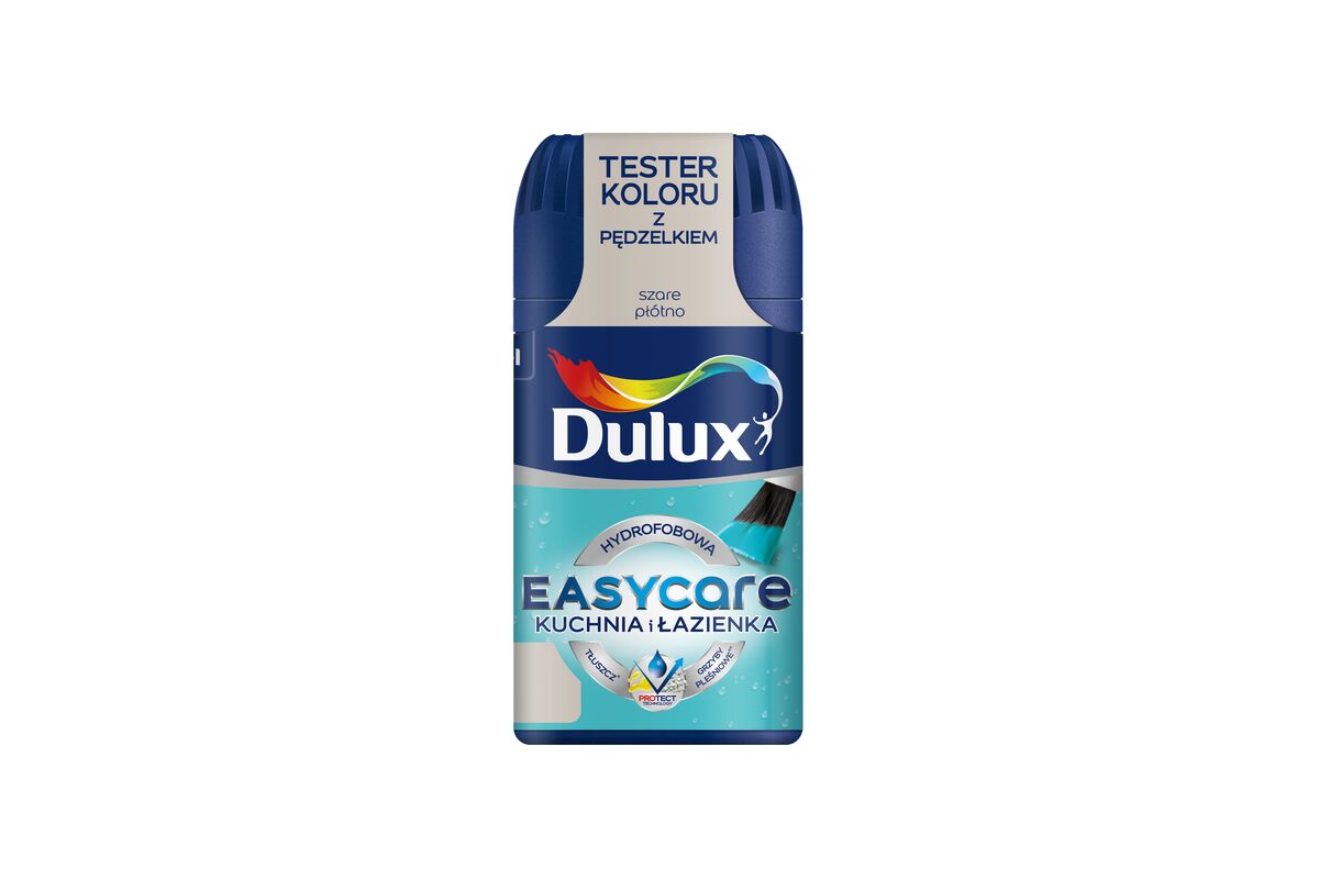 TESTER farba lateksowa Dulux EasyCare Kuchnia i Łazienka Szare Płótno 0 05 l Bricomarche pl