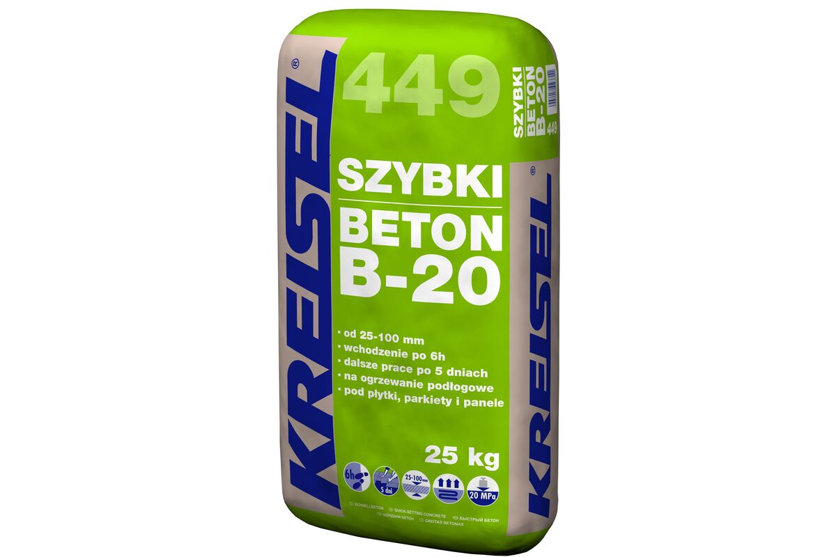 Szybki Beton B-20 449 25 Kg KREISEL - Bricomarche.pl