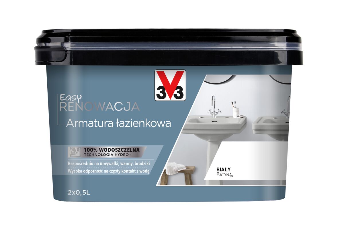 Farba Renowacyjna Easy Renowacja Armatura Łazienkowa biały 1 l V33