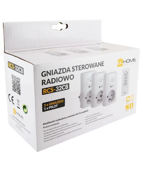 Gniazdo Bezprzewodowe Sterowane Pilotem El Home Rcs C W Bia Y Bricomarche Pl