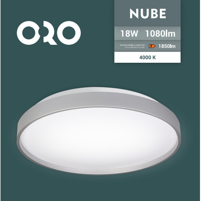 Plafon ORO NUBE SILVER 18W DW