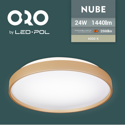 Plafon ORO NUBE GOLD 24W DW