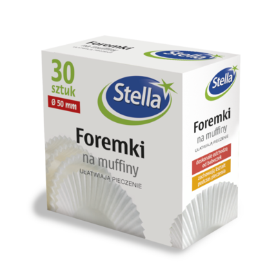 Stella foremki na muffiny 30szt