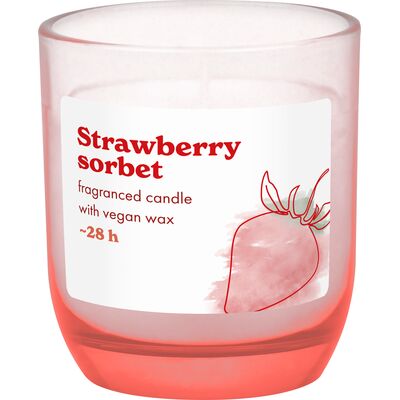 Swieca zapachowa w szkle Strawberry Sorbet 28 h