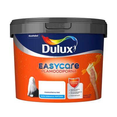 Farba lateksowa EasyCare Plamoodporna Nieskazitelna Biel 9 l Dulux