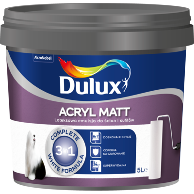 Farba lateksowa Dulux Acryl Matt 5 l