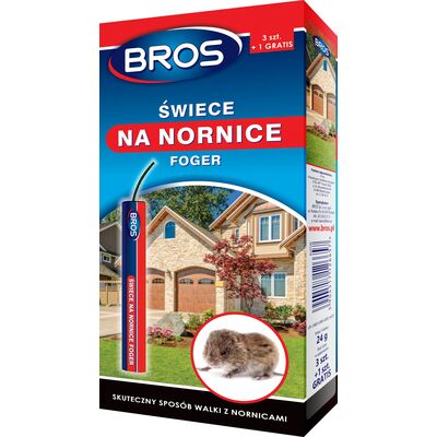 Świece na nornice 3 szt. BROS