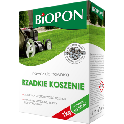 Nawóz do trawnika rzadkie koszenie 1 kg Bopon