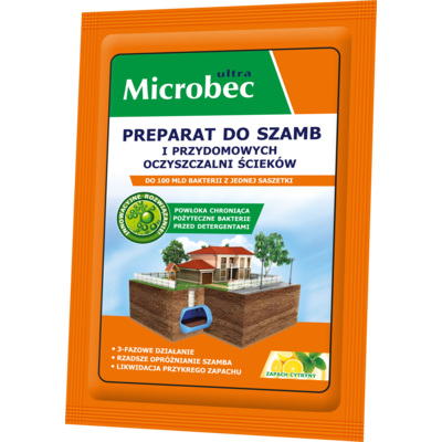 Preparat do szamb Microbec ultra 25 g Bros