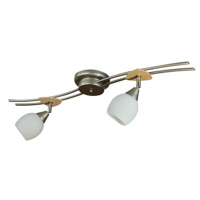 Lampa wisząca 2 - płomienna 2-012 SZ NATURALNY 1,15 kg 80 x 25 cm 2 x E14 PROGRES