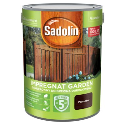 Impregnat Dekoracyjny do drewna ogrodowego Garden Palisander 5 l Sadolin