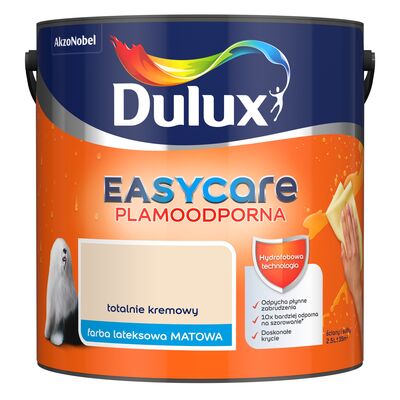 Farba lateksowa EasyCare Plamoodporna Totalnie Kremowy 2,5 l Dulux