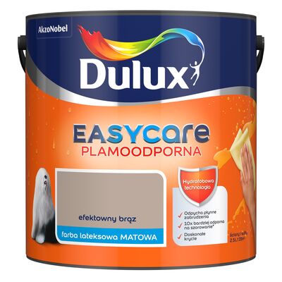 Farba lateksowa EasyCare Plamoodporna Efektowny Brąz 2,5 l Dulux