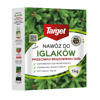 Nawóz granulowany do iglaków przeciw brązowieniu igieł 1 kg Target