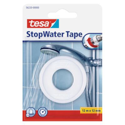 Taśma naprawcza, STOP WATER teflonowa, 12 m x 12 mm, tesa