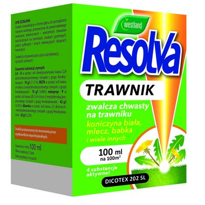 Środek chwastobójczy Resolva trawnik Dicotex 202 SL koncentrat 100 ml Westland