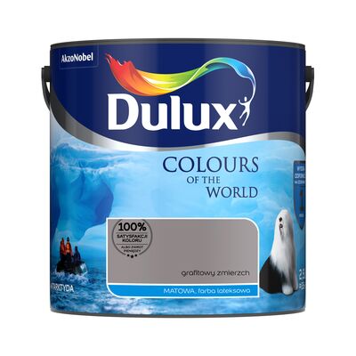 Farba lateksowa Dulux Kolory Świata Grafitowy Zmierzch 2,5 l