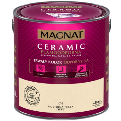 Farba ceramiczna MAGNAT Ceramic dostojna perła C5 2,5 l