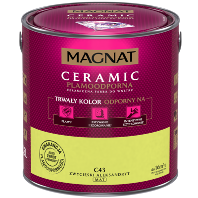 Farba ceramiczna MAGNAT Ceramic zwycięski aleksandryt C43 2,5 l
