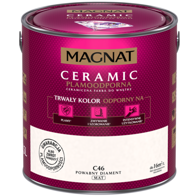 Farba ceramiczna MAGNAT Ceramic powabny diament C46 2,5 l