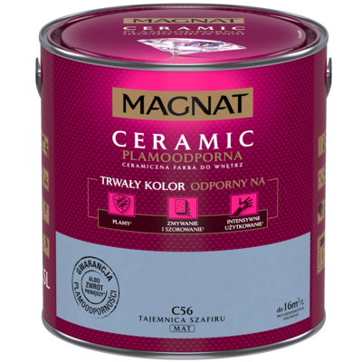 Farba ceramiczna MAGNAT Ceramic tajemnica szafiru C56 2,5 l