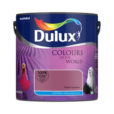 Farba lateksowa Dulux Kolory Świata Fiolek Alpejski 2,5 l