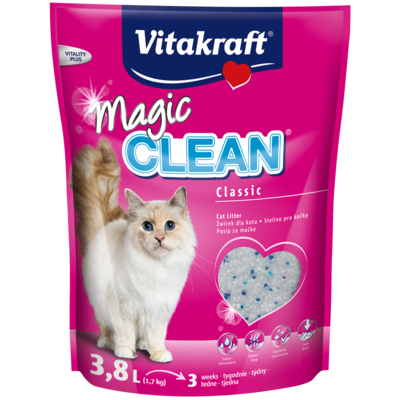 Фото - Іграшка для кішки Vitakraft Żwirek silikatowy dla kota Magic clean 3,8 l 