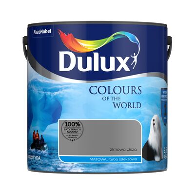 Farba lateksowa Dulux Kolory Świata Zimowa Cisza 2,5 l