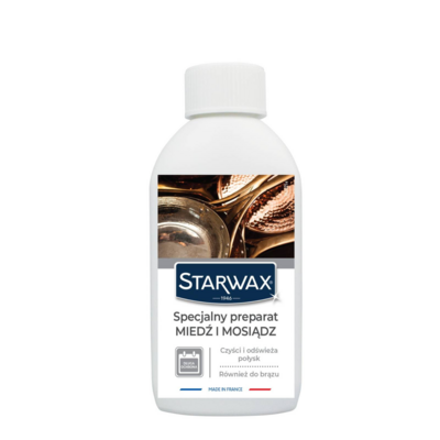 Mosiądz, miedź, brąz, czyszczenie i nabłyszczanie 250 ml Starwax