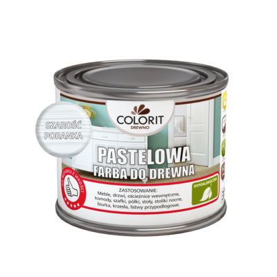 Pastelowa farba do drewna szarość poranka 375 ml