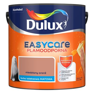 Farba lateksowa EasyCare Plamoodporna Miedziany Oranż 2,5 l Dulux